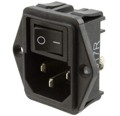 1-1609112-4 - PWR ENT MOD RCPT IEC320-C14 PNL
