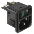 DC11.0031.201 - PWR ENT MOD RCPT IEC320-C14 PNL