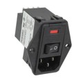 PE0S0SBX0 - PWR ENT MOD RCPT IEC320-C14 PNL