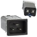 C20F.0111 - PWR ENT RCPT IEC320-C20 PANEL QC