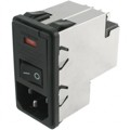 PS0SXSS6B - PWR ENT MOD RCPT IEC320-C14 PNL