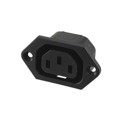 6600.3300.21 - PWR ENT RCPT IEC320-2-2F PNL QC