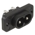 6160.0012 - PWR ENT RCPT IEC320-C8 PNL SLDR