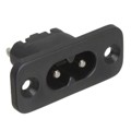 6160.0004 - PWR ENT RCPT IEC320-C8 PNL SLDR