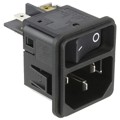DC11.0001.303 - PWR ENT MOD RCPT IEC320-C14 PNL