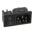 BZM42/Z0000/53C - PWR ENT MOD RCPT IEC320-C14 PNL