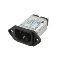 6609001-1 - PWR ENT RCPT IEC320-C14 PANEL QC