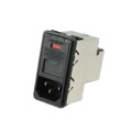 7-6609107-6 - PWR ENT MOD RCPT IEC320-C14 PNL