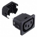6610.1014.03 - PWR ENT RCPT IEC320-2-2F PNL IDC