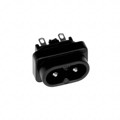 6160.0008 - PWR ENT RCPT IEC320-C8 PNL SLDR