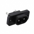 6160.0014 - PWR ENT RCPT IEC320-C8 PNL SLDR