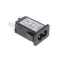 5008.2012 - PWR ENT RCPT IEC320-C8 PANEL QC