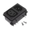 KP01.1052.01 - PWR ENT IN/OUT IEC320-2-2F PNL