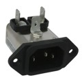 3EEA2 - PWR ENT RCPT IEC320-C14 PANEL QC