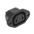 6182.0027 - PWR ENT RCPT IEC320-2-2F PNL QC