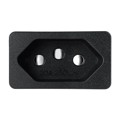 741W-J/02 - SNAP-IN BRAZIL OUTLET RECEPTACLE