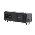 CMF2.1131.12 - PWR ENT MOD RCPT IEC320-C8 PANEL