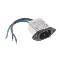 6609013-3 - PWR ENT RCPT IEC320-C14 PNL WIRE