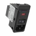 8-6609107-7 - PWR ENT MOD RCPT IEC320-C14 PNL