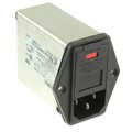 PE000DMXE - PWR ENT MOD RCPT IEC320-C14 PNL