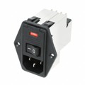 2-6609104-0 - PWR ENT MOD RCPT IEC320-C14 PNL
