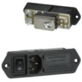 5EFM1S - PWR ENT MOD RCPT IEC320-C14 PNL