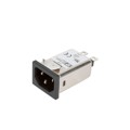 FASAS01PFR - EMC FILTER, IEC INLET, 3A, SNAP-