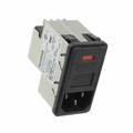 PS000SH6B - PWR ENT MOD RCPT IEC320-C14 PNL
