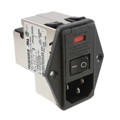 5-6609929-7 - PWR ENT MOD RCPT IEC320-C14 PNL