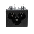 771W-BX2/01 - PWR ENT RCPT IEC320-C6 PNL SLDR