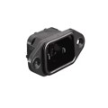 PX0690/63 - PWR ENT RCPT IEC320-C18 PANEL QC