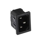 PX0575/10/48 - PWR ENT RCPT IEC320-C14 PANEL QC