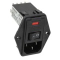 9-6609955-9 - PWR ENT MOD RCPT IEC320-C14 PNL