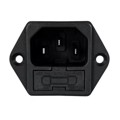 860-04/002 - PWR ENT MOD RCPT IEC320-C14 PNL