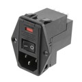 8-6609955-8 - PWR ENT MOD RCPT IEC320-C14 PNL