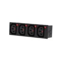 C13-4 TIER-LOCKING OUTLET - 4 TIER C13 LOCKABLE OUTLET SOCKE