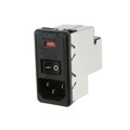 PS0SSSS6B - PWR ENT MOD RCPT IEC320-C14 PNL