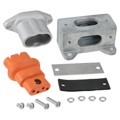 1300190023 - DB 4P CAST RECEPTACLE ORANGE