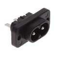 6160.0016 - PWR ENT RCPT IEC320-C8 PANEL QC