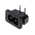 6160.0141 - 2579, IEC APPLIANCE INLET C8P, 7