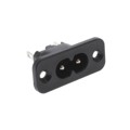6160.0005 - PWR ENT RCPT IEC320-C8 PNL SLDR