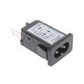 5008.2001 - PWR ENT RCPT IEC320-C8 PANEL QC