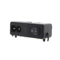 CMF2.1011.12 - PWR ENT MOD RCPT IEC320-C8 PANEL