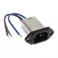 2-6609008-8 - PWR ENT RCPT IEC320-C14 PNL WIRE