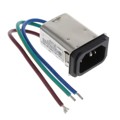 2-6609008-5 - PWR ENT RCPT IEC320-C14 PNL WIRE