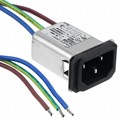 3-6609006-7 - PWR ENT RCPT IEC320-C14 PNL WIRE