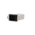 FN9255M-4-06 - C14 4A REAT PANEL MOUNT 0.45MA (