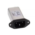 FN9255B-6-06 - C14 6A FRONT PANEL MOUNT NO EART