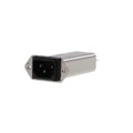 FN9255EMB-4-06 - C14 4A REAT PANEL MOUNT NO EARTH