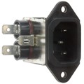 6ED2 - PWR ENT RCPT IEC320-C14 PANEL QC